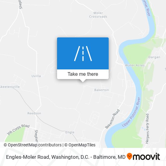 Mapa de Engles-Moler Road