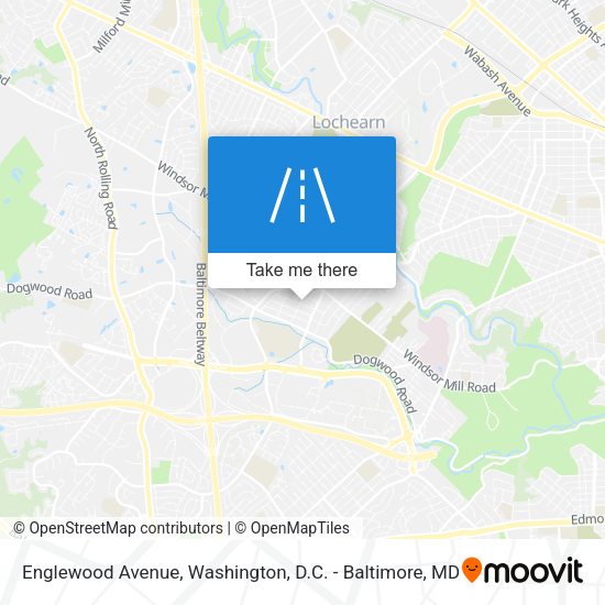 Englewood Avenue map