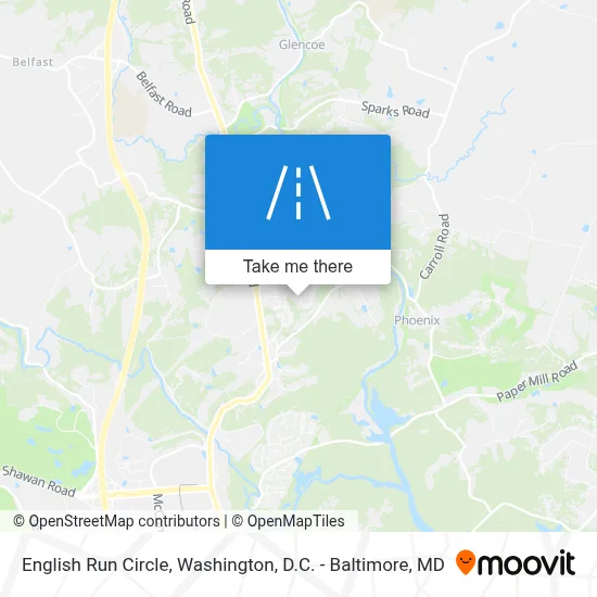 English Run Circle map