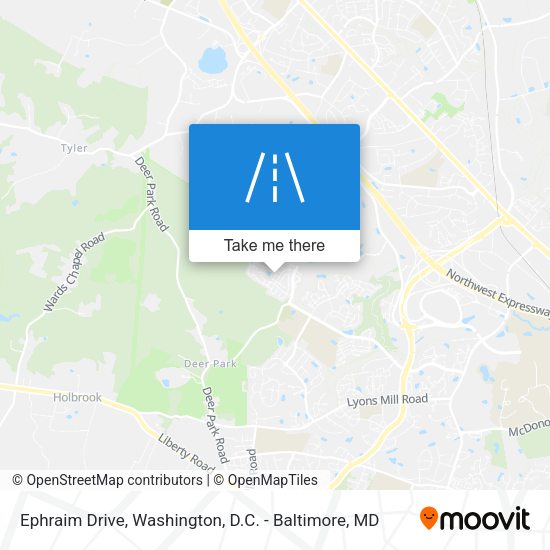 Ephraim Drive map