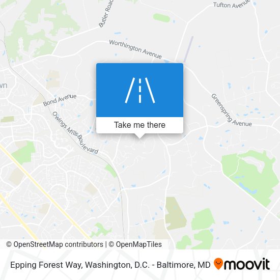 Mapa de Epping Forest Way