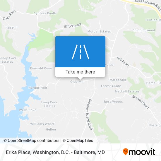 Erika Place map