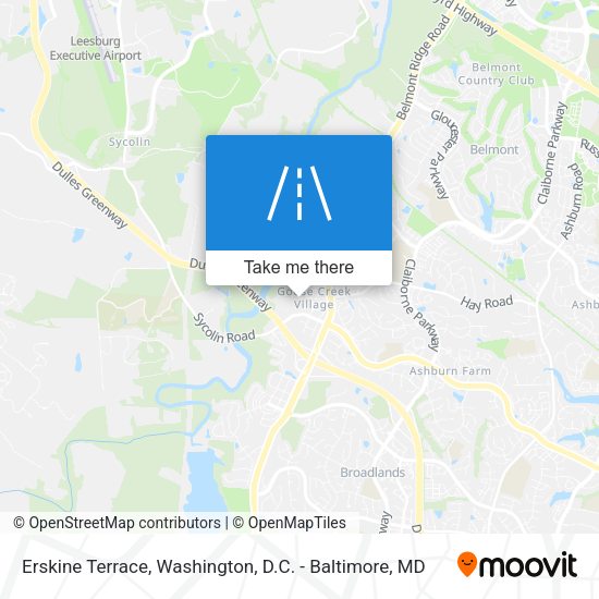 Erskine Terrace map