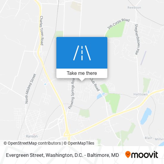 Mapa de Evergreen Street