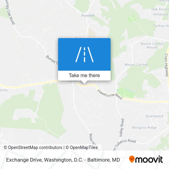 Mapa de Exchange Drive