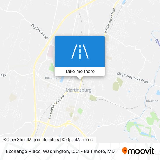 Exchange Place map