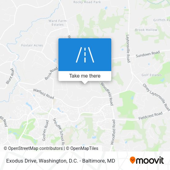 Exodus Drive map