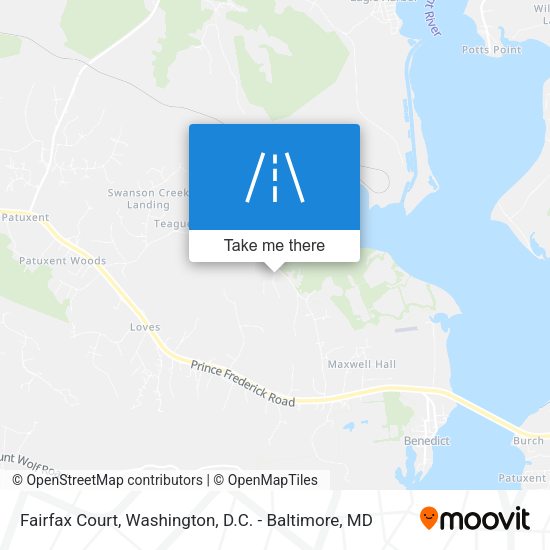 Fairfax Court map