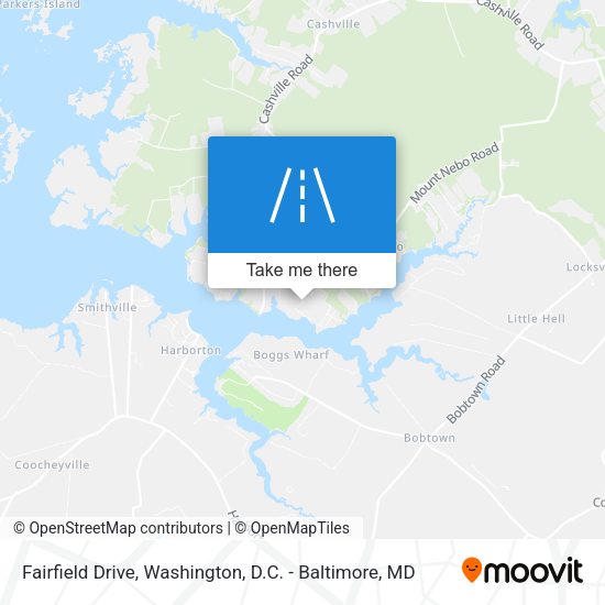 Fairfield Drive map