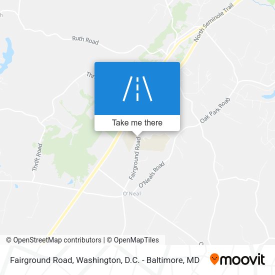 Mapa de Fairground Road