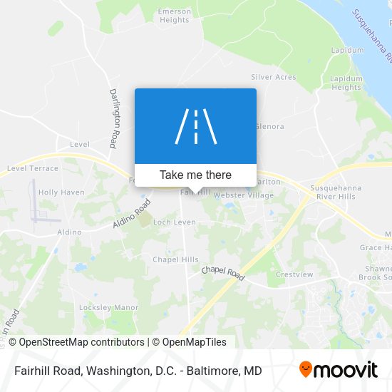Fairhill Road map