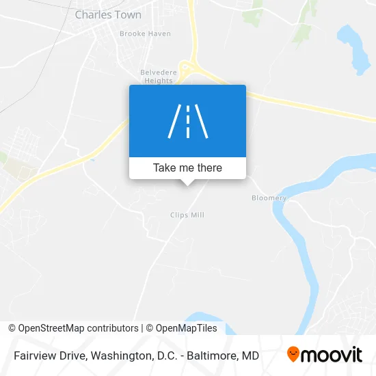 Fairview Drive map