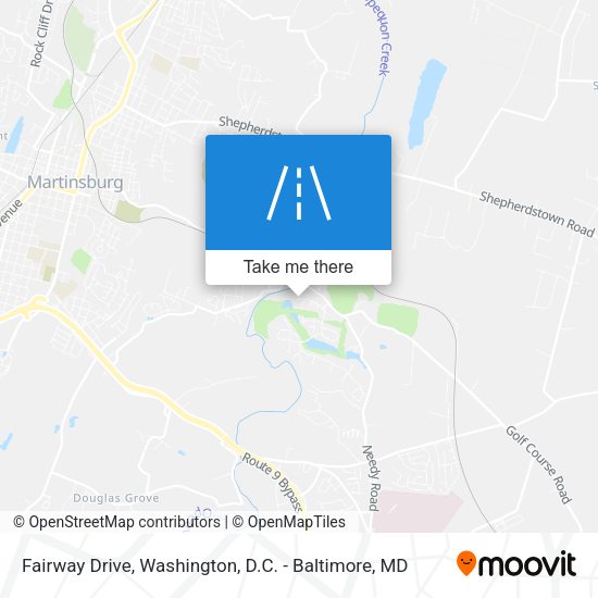 Fairway Drive map