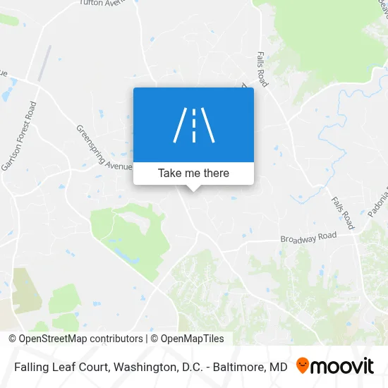 Falling Leaf Court map