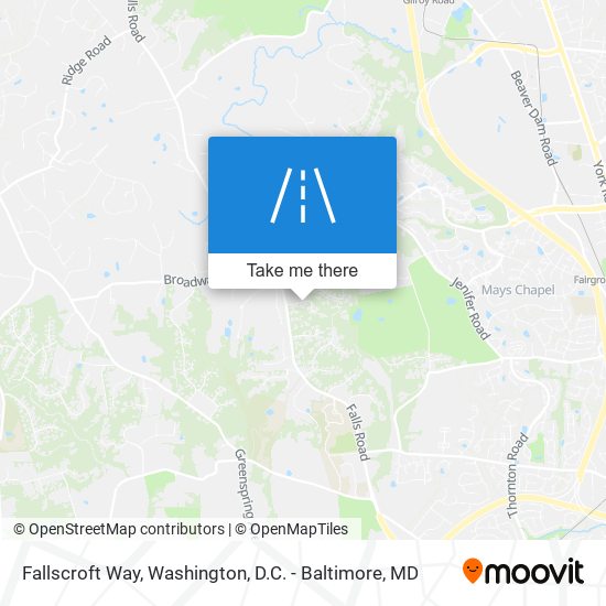 Fallscroft Way map