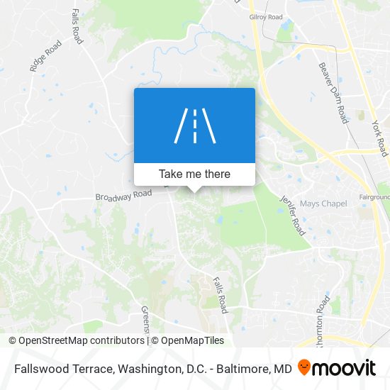 Mapa de Fallswood Terrace