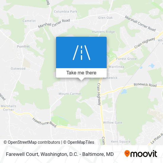 Farewell Court map
