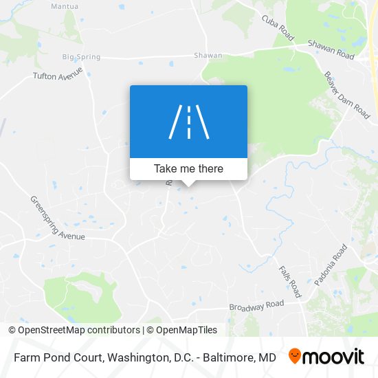 Farm Pond Court map