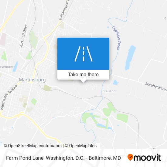 Farm Pond Lane map