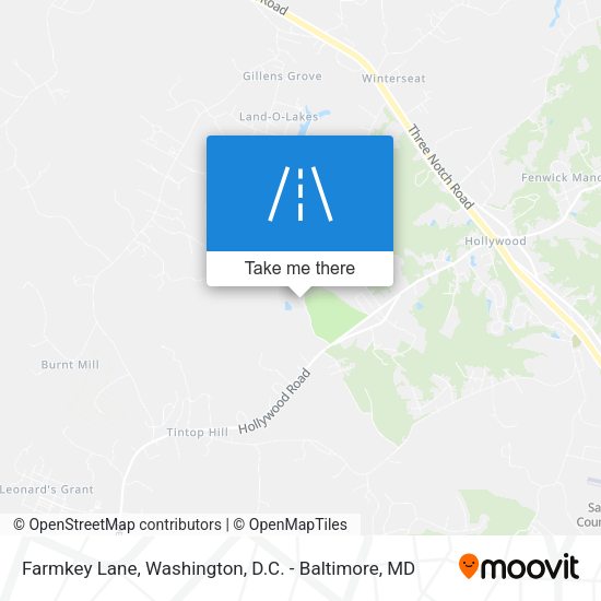 Farmkey Lane map