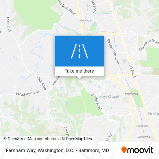 Mapa de Farnham Way
