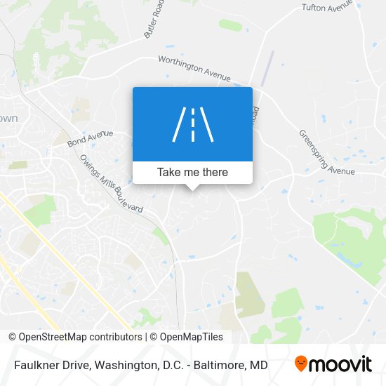 Faulkner Drive map