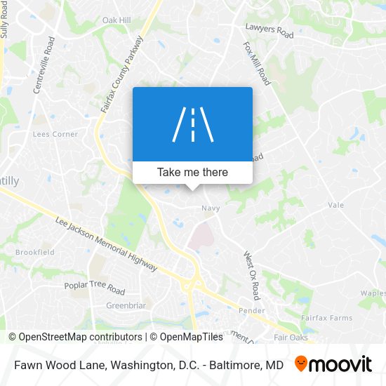 Fawn Wood Lane map