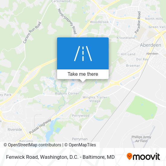 Fenwick Road map