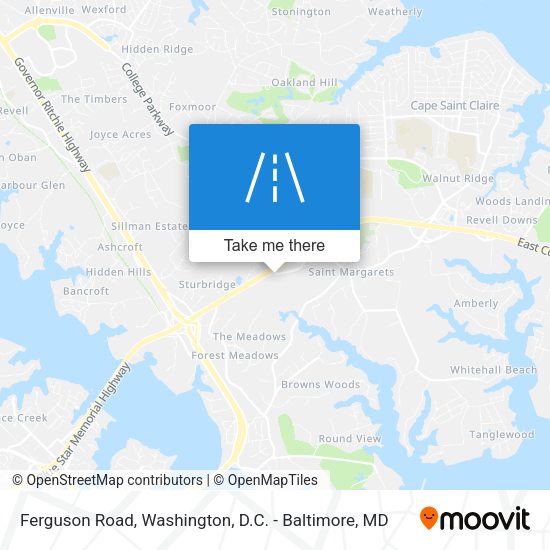Mapa de Ferguson Road