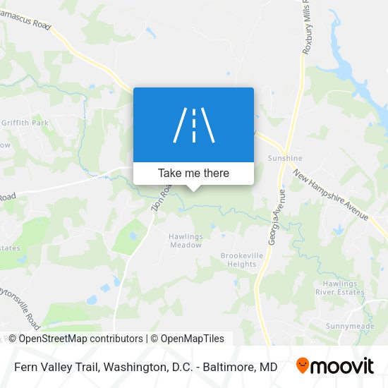 Fern Valley Trail map