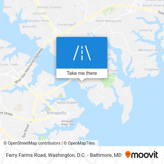 Mapa de Ferry Farms Road
