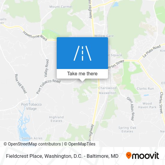 Fieldcrest Place map