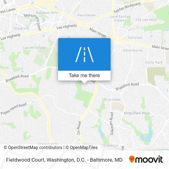 Fieldwood Court map