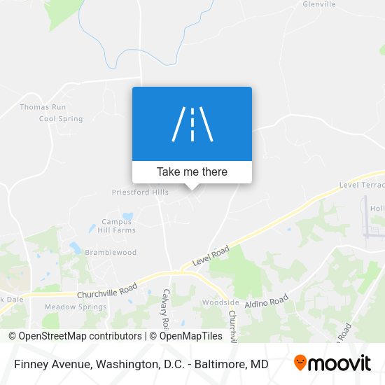 Finney Avenue map