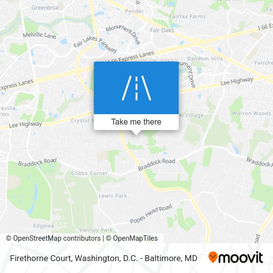 Mapa de Firethorne Court