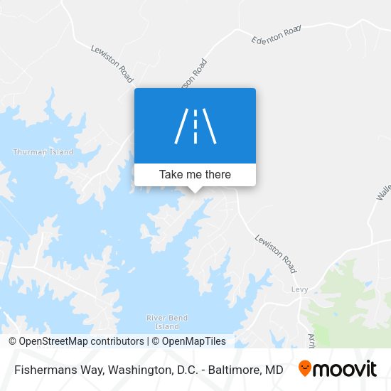 Fishermans Way map