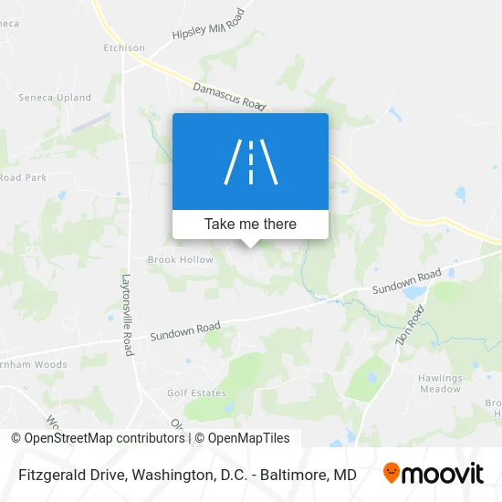 Fitzgerald Drive map