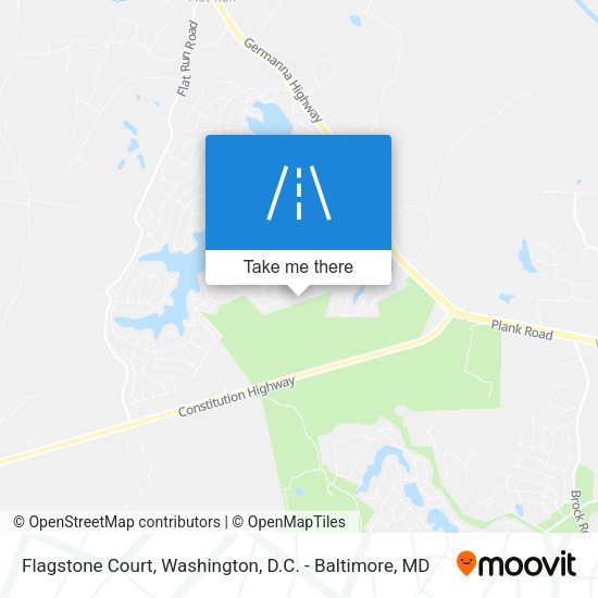 Mapa de Flagstone Court