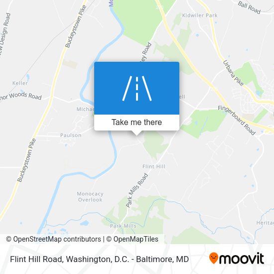 Flint Hill Road map