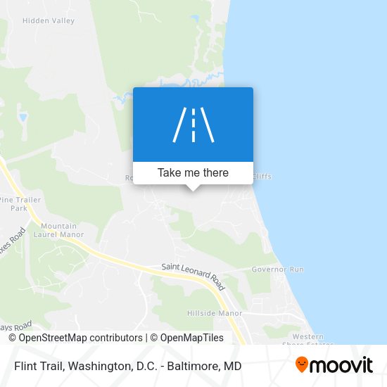 Flint Trail map