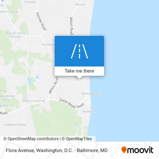 Flora Avenue map