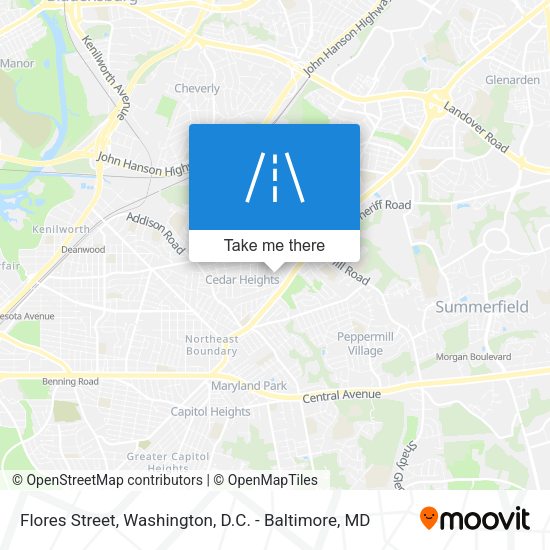 Flores Street map