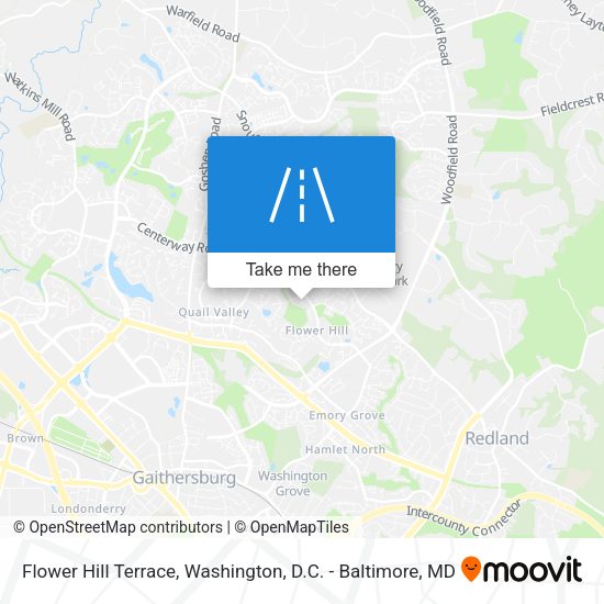 Flower Hill Terrace map