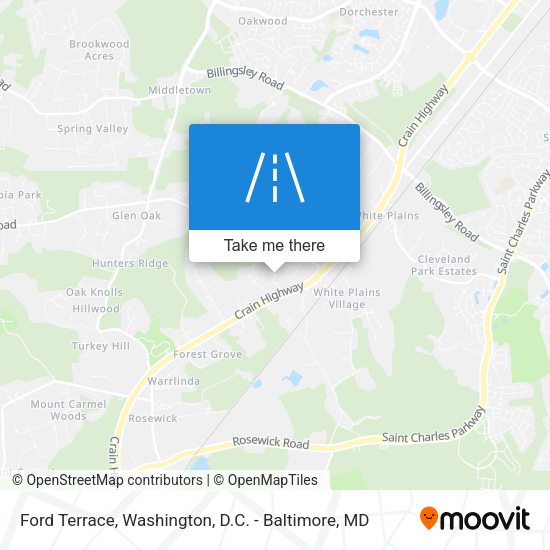 Ford Terrace map