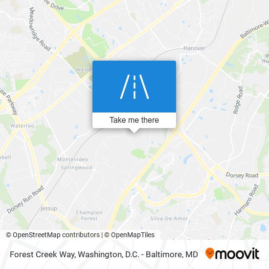 Mapa de Forest Creek Way