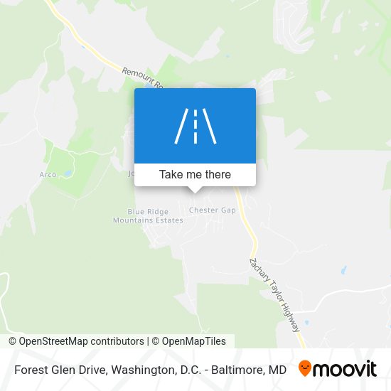 Forest Glen Drive map