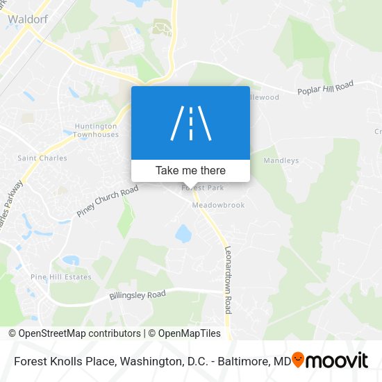 Mapa de Forest Knolls Place