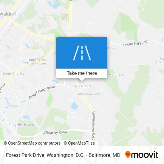 Mapa de Forest Park Drive