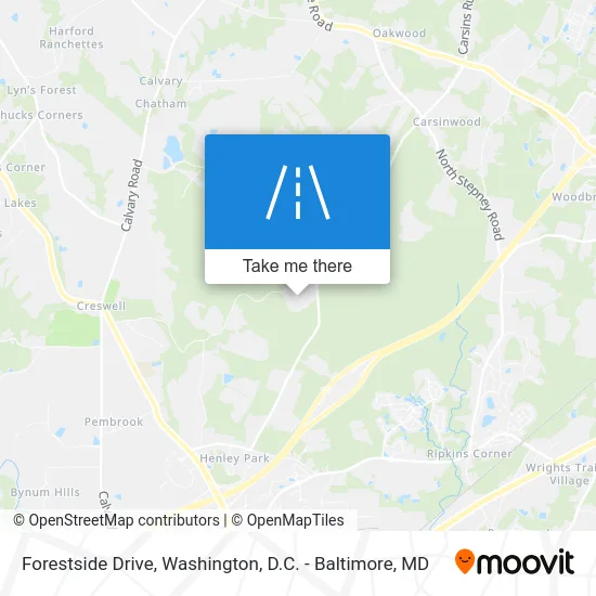 Forestside Drive map