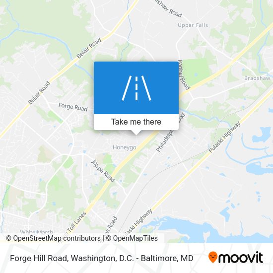 Forge Hill Road map